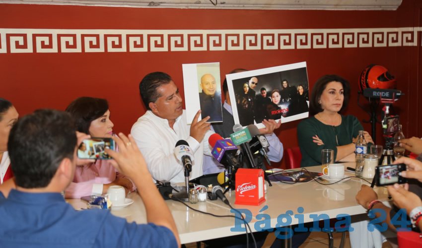 Rueda de prensa del PRI (Foto: Eddylberto Luévano Santillán)