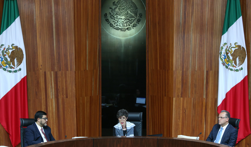 &Uacute;ltima sesi&oacute;n de la Sala Superior del TEPJF, previa a la elecci&oacute;n