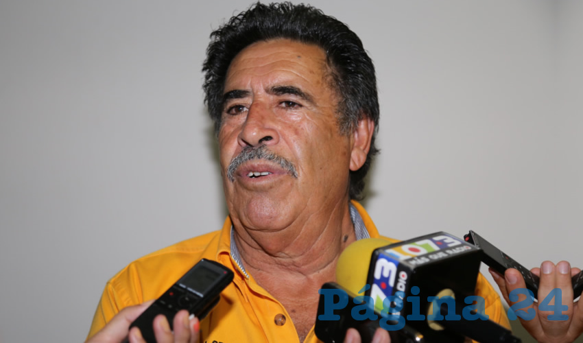Daniel Vital Cruz, presidente del CDE del PRD (Foto: Eddylberto Luévano Santillán)
