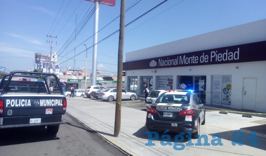 La sucursal asaltada, situada en avenida Convención sur, en el fraccionamiento Las Américas