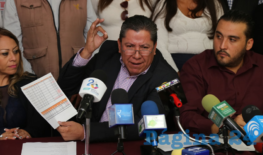 David Monreal &Aacute;vila, delegado de Morena en Aguascalientes (Foto: Eddylberto Lu&eacute;vano Santill&aacute;n)