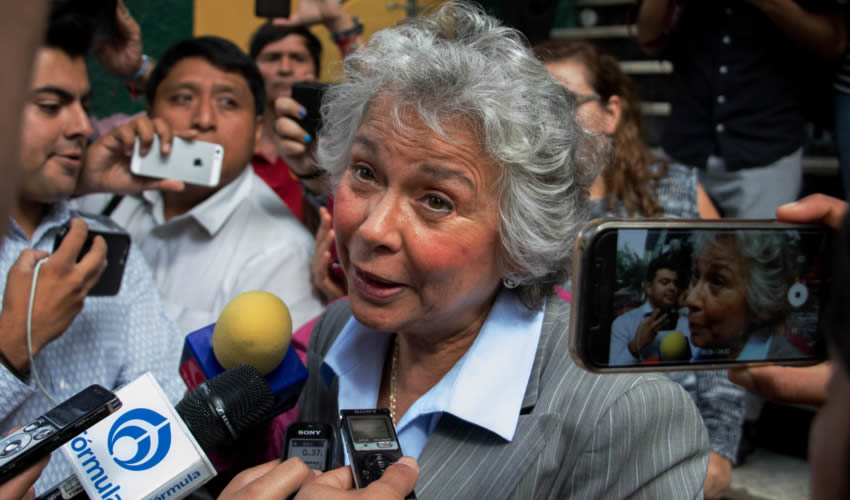 Olga Sánchez Cordero, exministra de la SCJN, nominada por el virtual ganador de la presidencia Andrés Manuel López Obrador para dirigir la Secretaría de Gobernación (Foto: Archivo/Saúl López/Cuartoscuro)