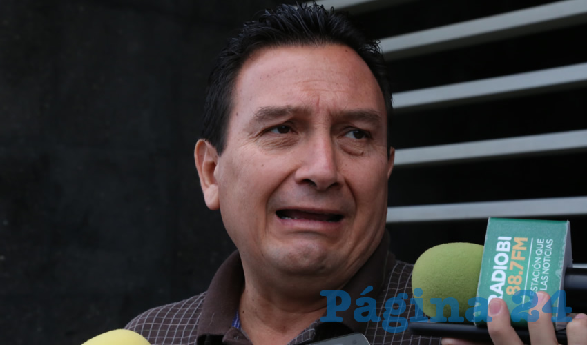 Jes&uacute;s Morquecho Valdez, presidente del Partido Encuentro Social en Aguascalientes (Foto: Eddylberto Lu&eacute;vano Santill&aacute;n)