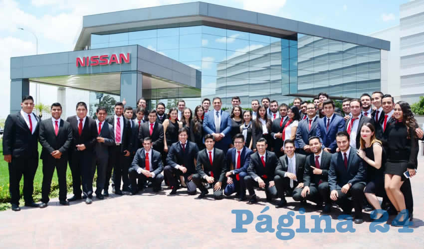 El programa “Nissan School” ofrece a los estudiantes la posibilidad de realizar prácticas profesionales en un ambiente real y de tecnología