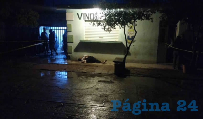 Afuera de una vinatería cayó muerto Guadalupe Molina Martínez
