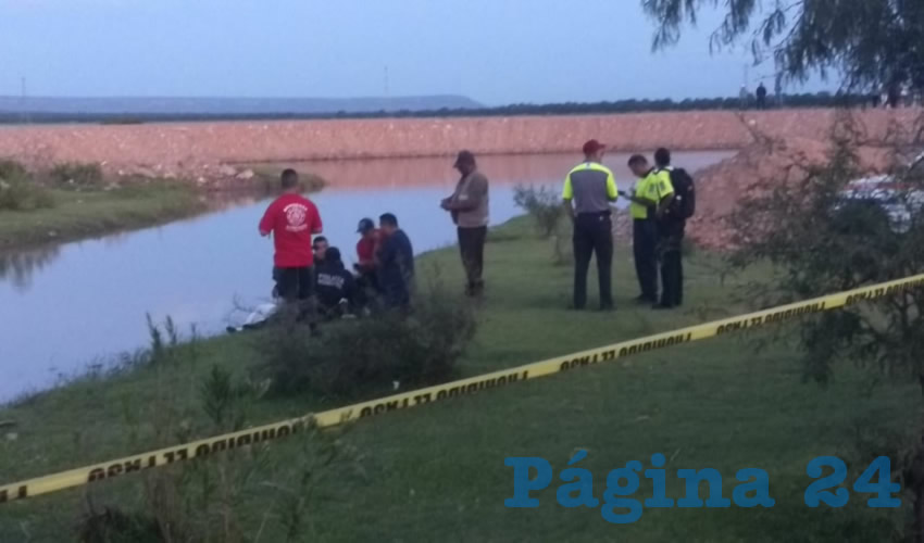 Tras varias horas de búsqueda, fue localizado el cadáver de Alfredo “N” “N”