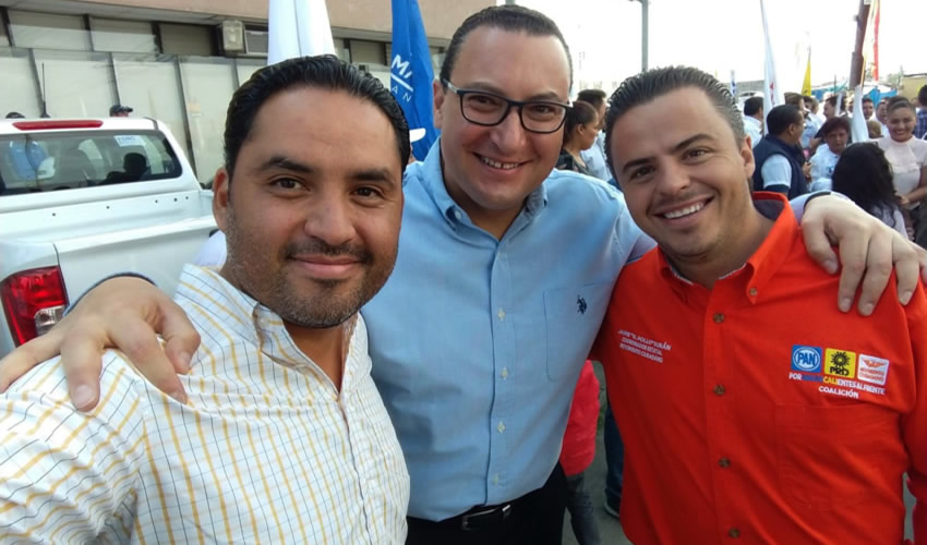 Emanuelle Sánchez Nájera, Paulo Martínez y Jaime Durán Padilla