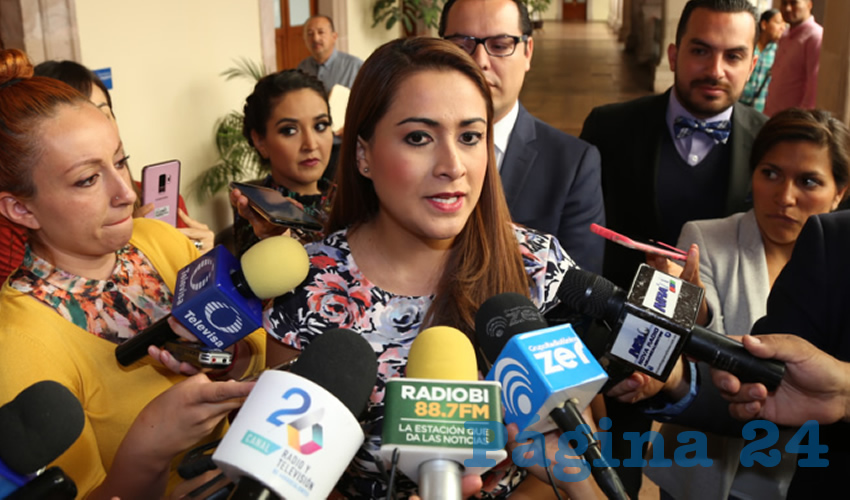 Teresa Jiménez Esquivel, presidenta municipal de Aguascalientes (Foto: Eddylberto Luévano Santillán)