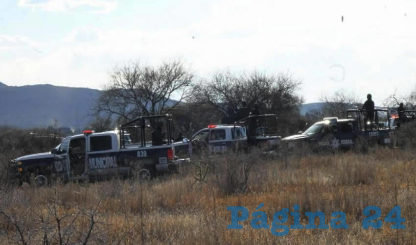 La presencia de la policía en la colonia Plan de Ayala
