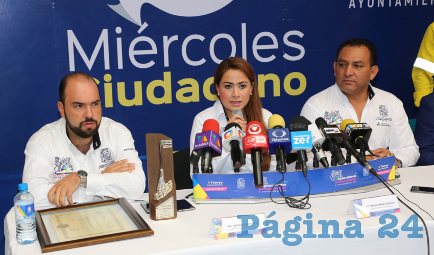 Tere Jim&eacute;nez Esquivel, presidenta municipal de Aguascalientes (Foto: Eddylberto Lu&eacute;vano Santill&aacute;n)