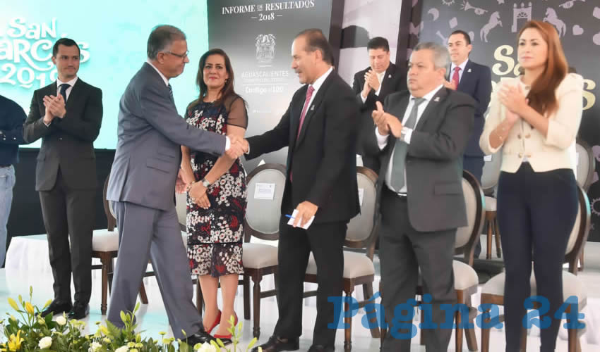 Al conocer el informe presentado por el presidente del Patronato, Jos&eacute; &Aacute;ngel Gonz&aacute;lez Serna, el gobernador destac&oacute; las cifras y el trabajo que realiz&oacute; el funcionario para organizar la verbena