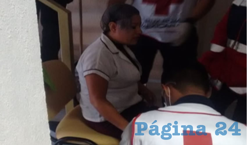 Elizabeth fue trasladada a un hospital
