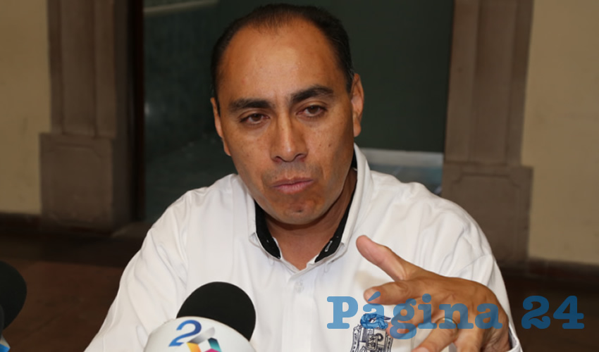 Jesús Adrian Castillo de la Serna, secretario de Desarrollo Urbano (Foto: Eddylberto Luévano Santillán)