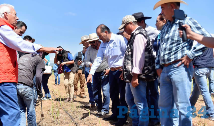 El gobernador del Estado, Martín Orozco Sandoval, encabezó la presentación del Programa de Fomento a la Agricultura 2018
