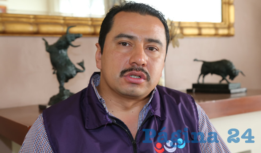 Daniel Alvarenga, coordinador de Movimiento Sectoriales del PES (Foto: Eddylberto Lu&eacute;vano Santill&aacute;n)