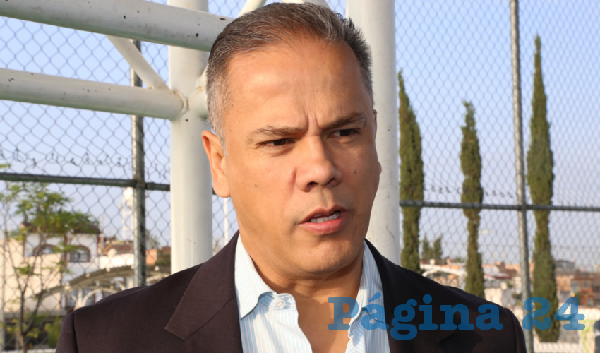 Antonio Arámbula, secretario de Administración (Foto: Eddylberto Luévano Santillán)