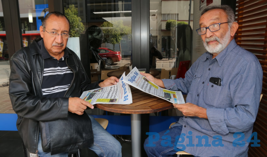 En Caf&eacute; Punta del Cielo departieron Mois&eacute;s D&iacute;az Jim&eacute;nez y Enrique Rodr&iacute;guez Varela