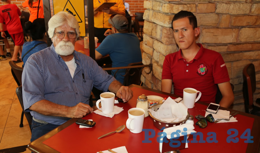 En el restaurante Las Antorchas almorzaron Ra&uacute;l Rojas Brice&ntilde;o y Jorge Delgado