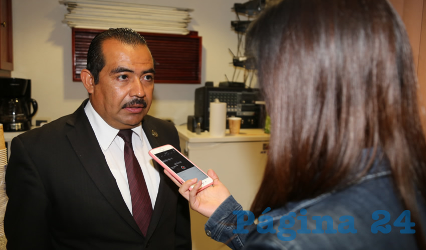 Alejandro Mendoza Villalobos, diputado local (Foto: Eddylberto Luévano Santillán)