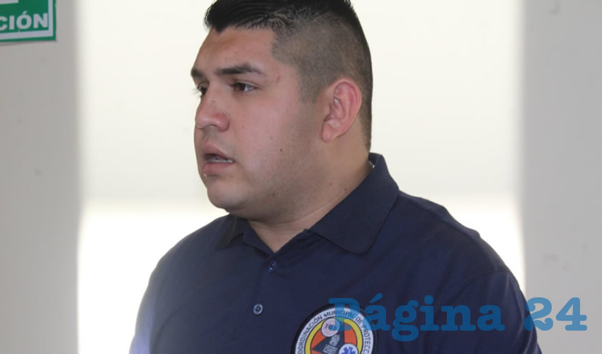 Jos&eacute; Franco Toscano, coordinador de Protecci&oacute;n Civil Municipal