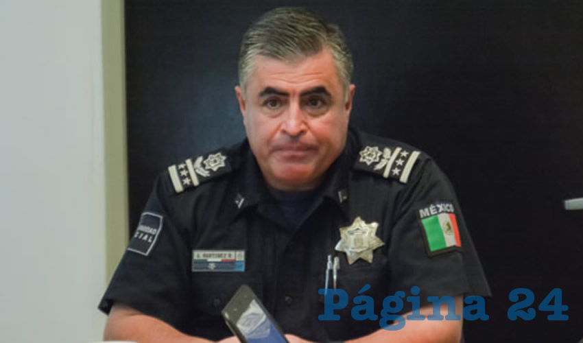 Antonio Mart&iacute;nez Romo, director de la Polic&iacute;a Municipal (Foto: Eddylberto Lu&eacute;vano Santill&aacute;n)