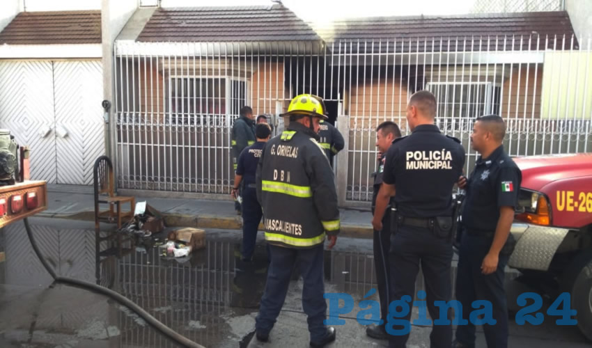 Daños menores causó el incendio en la casa situada en calle Ignacio Zaragoza 562, en la Zona Centro