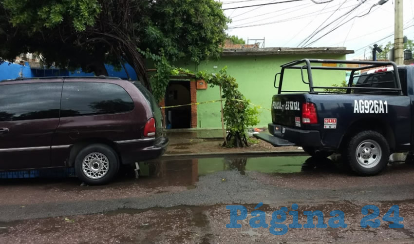 Afuera de este domicilio, comenzó la balacera
