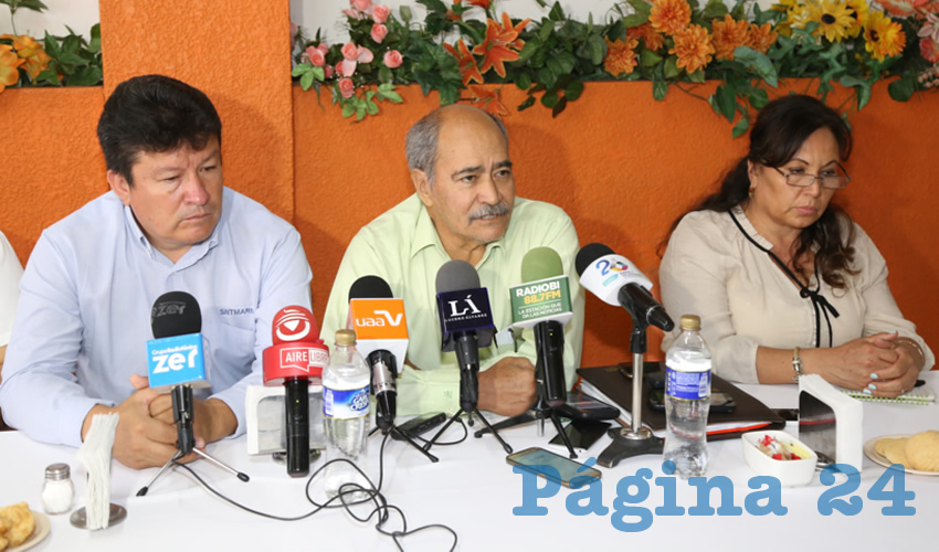 José Lazarín Hernández, secretario general de la sección uno del Sindicato Nacional de Trabajadores de la Semarnat