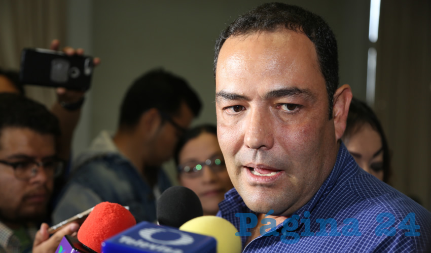 Juan Pablo Franco Díaz, presidente de la Unión Ganadera Regional de Aguascalientes (Foto: Eddylberto Luévano Santillán)