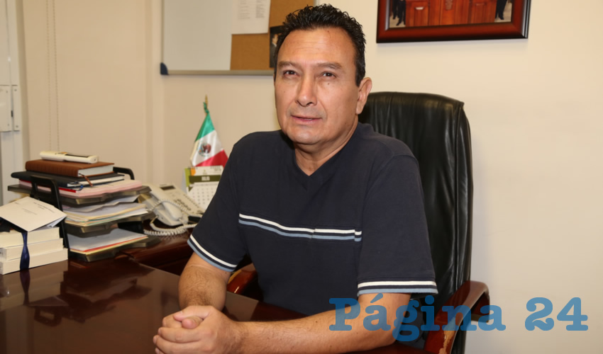 Jes&uacute;s Morquecho Valdez, presidente estatal del Partido Encuentro Social (Foto: Eddylberto Lu&eacute;vano Santill&aacute;n)