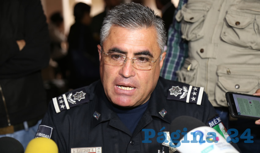 Antonio Martínez Romo, secretario de Seguridad (Foto: Eddylberto Luevano Santillan)