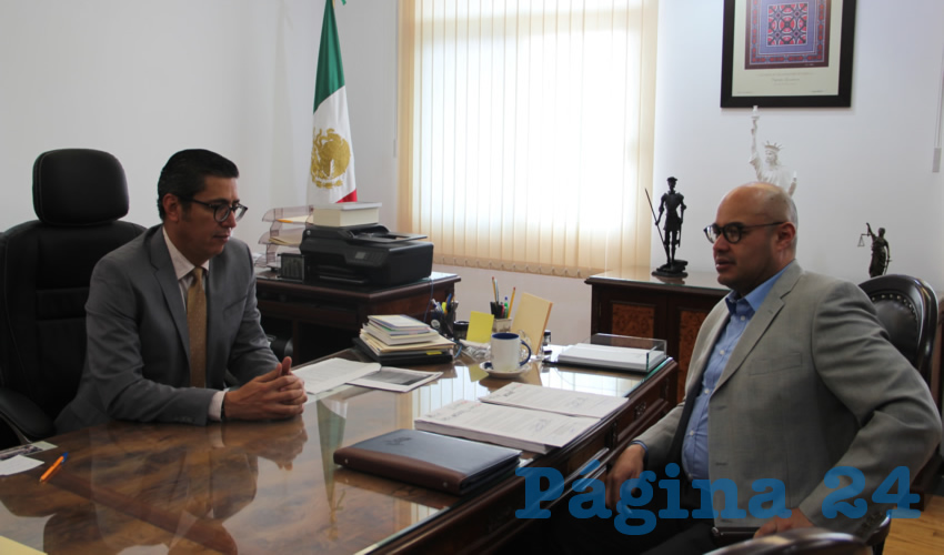 Jesús Figueroa Ortega reiteró a su homologo del vecino estado toda la disposición de intercambiar información