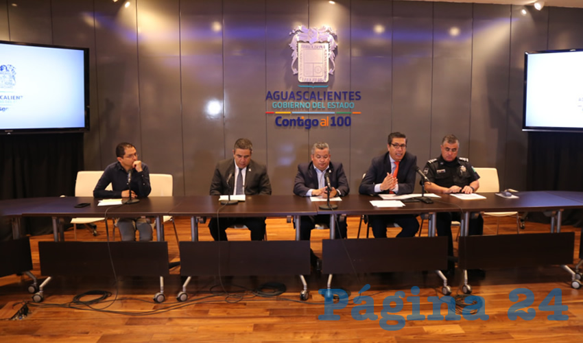 Rueda de Prensa de seguridad pública (Foto: Eddylberto Luevano Santillán)