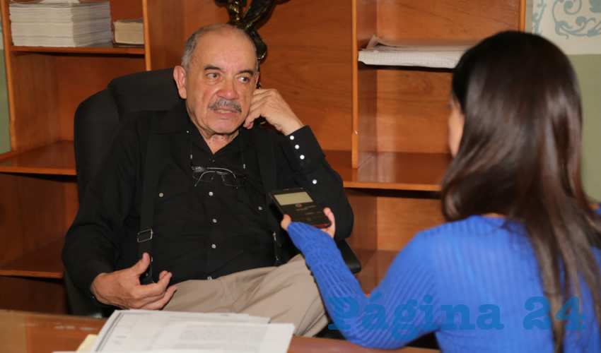 Juan José Oseguera Goytortúa, miembro fundador de Morena (Foto: Eddylberto Luévano Santillán)