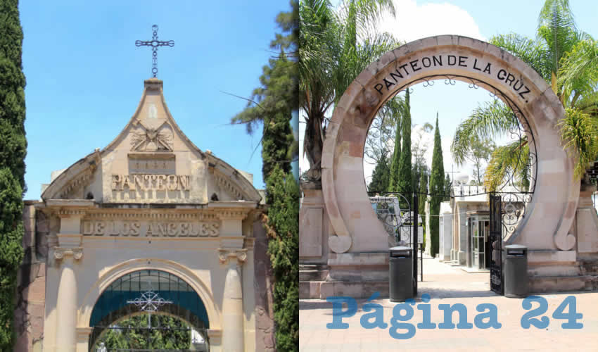 Los panteones de los &Aacute;ngeles y de la Cruz fueron sede del taller