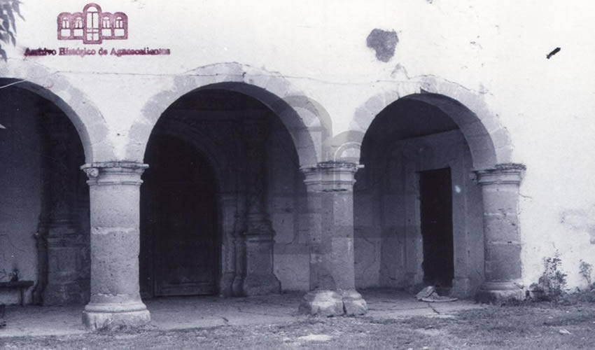 Aspecto de la Hacienda de Cieneguilla (Fototeca del Archivo Histórico del Estado de Aguascalientes, Haciendas, número 40)