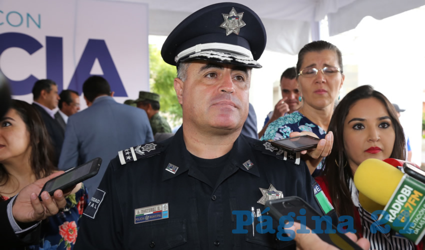 Antonio Mart&iacute;nez Romo, secretario de Seguridad P&uacute;blica Municipal (Foto: Eddylberto Lu&eacute;vano Santill&aacute;n)