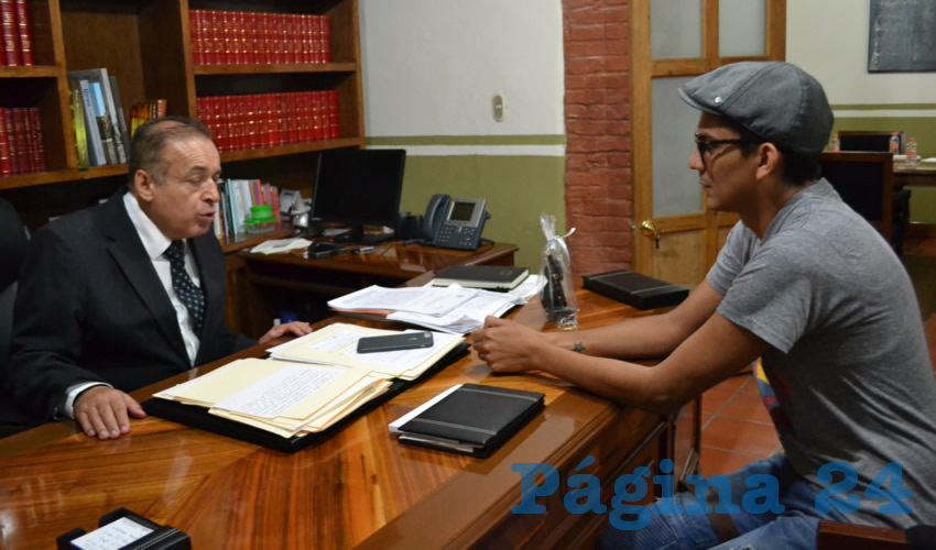 Arturo Nahle García, magistrado del Tribunal Superior de Justicia del Estado de Zacatecas (TSJEZ) mencionó que es común que todos los detenidos que luego son imputados en un proceso penal aleguen que han sido maltratados o torturados, “casi siempre lo hacen”. (Foto Merari Martínez)