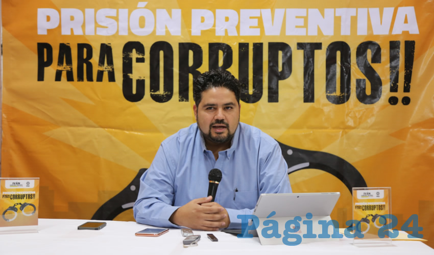 Iván Alejandro Sánchez Nájera, diputado local (Foto: Eddylberto Luévano Santillán)