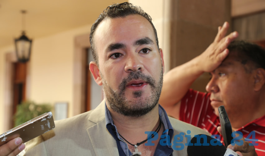 Mauricio González López, regidor (Foto: Eddylberto Luévano Santillán)