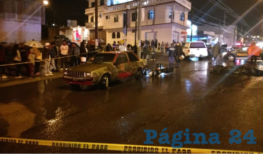 Fernando Muñoz Rivera murió al colisionar brutalmente contra un automóvil Nissan Tsuru