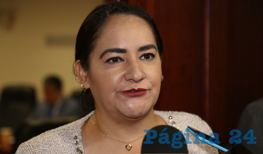 Nidia Acosta Lozano, diputada local (Foto: Eddylberto Luévano Santillán)