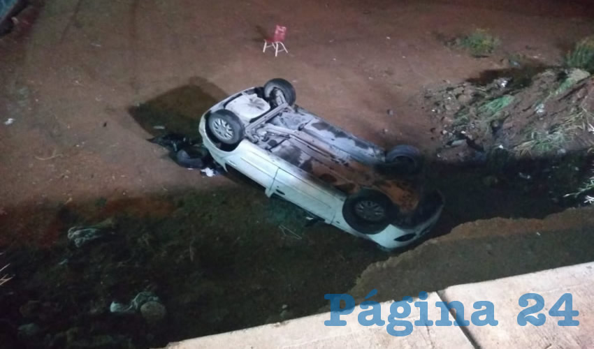 Así encontraron las autoridades el automóvil de Andrés Reyes Benavides