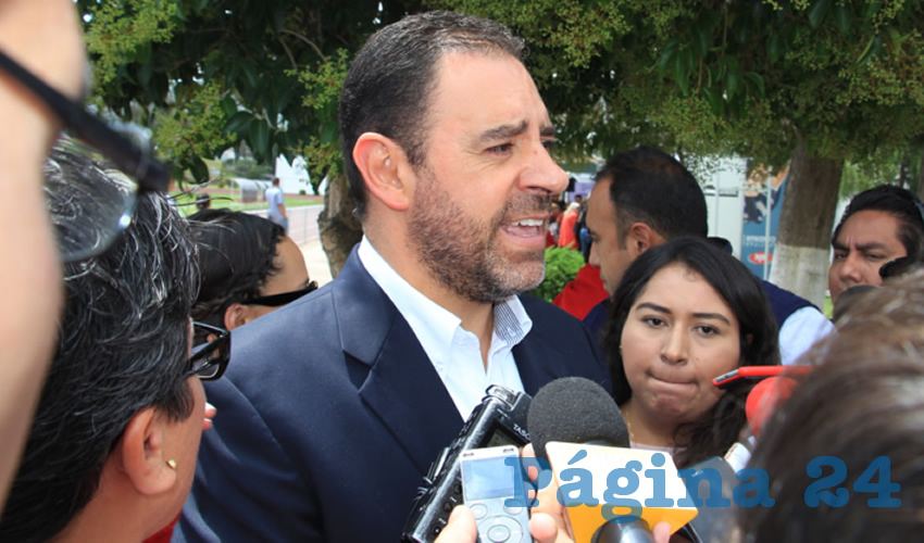 Alejandro Tello Cristerna, gobernador de Zacatecas: “Yo no tengo una campaña contra TV Azteca, sólo hice un comentario, yo no soy un hombre vengativo ni represivo, ni nada por el estilo (Foto: Rocío Castro)