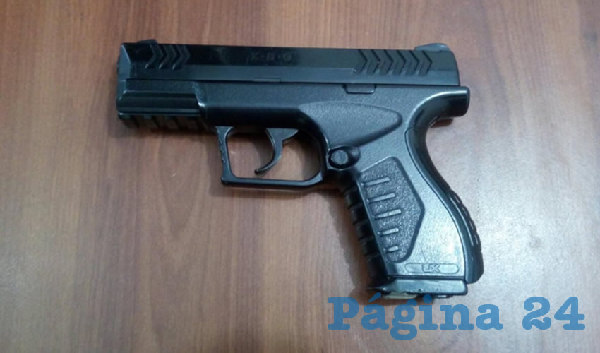 El arma de postas que utilizaba el caco Antonio &ldquo;N&rdquo; &ldquo;N&rdquo;