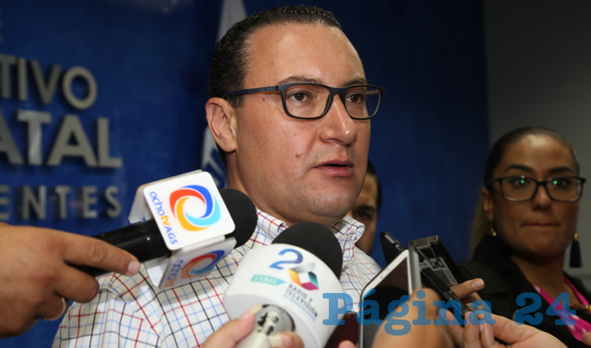 Paulo Gonzalo Mart&iacute;nez L&oacute;pez, presidente del CDE del PAN (Foto: Eddylberto Lu&eacute;vano Santill&aacute;n)