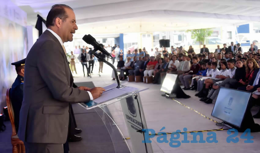 El gobernador Martín Orozco Sandoval anunció una inversión de 282 millones de pesos en programas educativos para el ciclo escolar 2018-2019