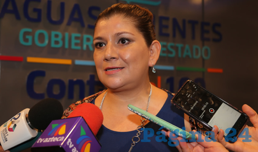 Reyna González Albores, gerente de la Asociación Mexicana de Hoteles y Moteles de Aguascalientes (Foto: Eddylberto Luévano Santillán)