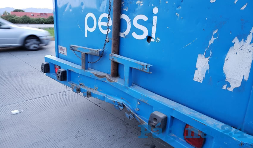 El pepsicolero le cerr&oacute; el paso a Francisco Javier Ibarra Ch&aacute;vez, quien fue a dar al hospital