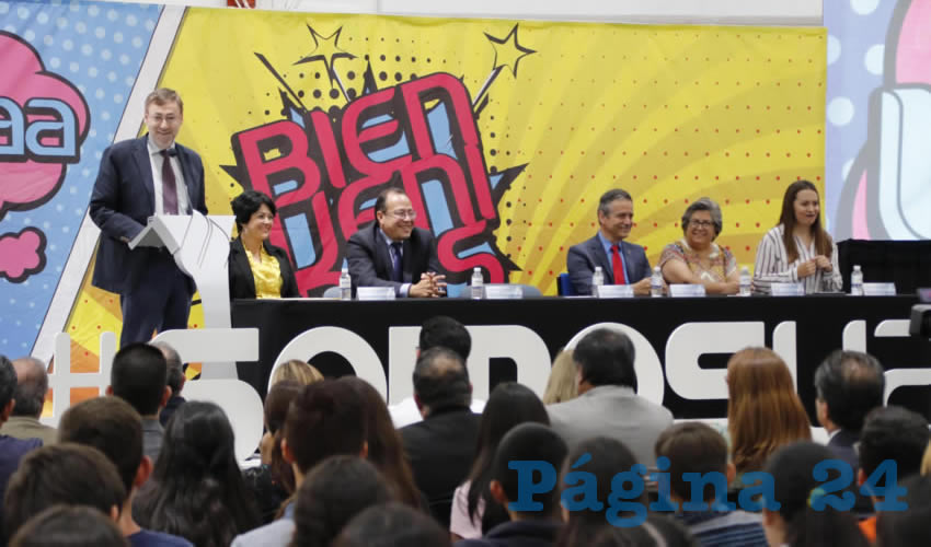 El rector de la Universidad Autónoma de Aguascalientes dio la bienvenida a mil 395 nuevos estudiantes del Bachillerato